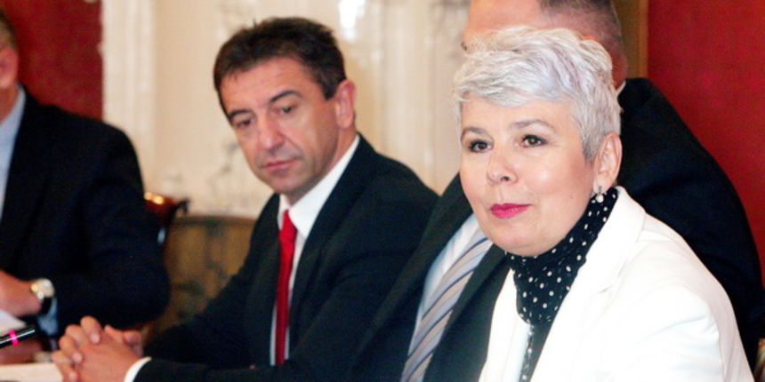 Premijerka Jadranka Kosor. Foto: Damjan Tadic / CROPIX Premijerka Jadranka Kosor. Foto: Damjan Tadic / CROPIX