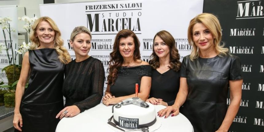 Poznate dame okupile su se na proslavi rodjendana lanca frizerskih salona Studio Marcela. Barbara Nola, Ana Begic Tahiri, Jadranka Pezo, Ecija Ojdanic, Sanja Vejnovic. Photo:Igor Soban/PIXSELL