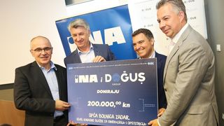 INA i Dogus grupa donirali 200 tisuća kuna Općoj bolnici INA i Dogus grupa donirali 200 tisuća kuna Općoj bolnici