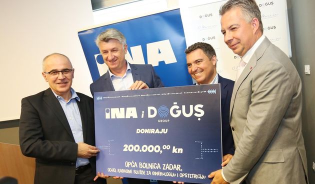 INA i Dogus grupa donirali 200 tisuća kuna Općoj bolnici