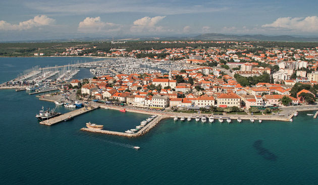 Biograd iz zraka (foto: Marin Gospić)