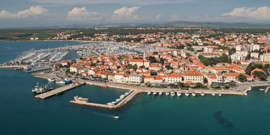 Biograd iz zraka (foto: Marin Gospić)