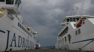 Jugo i kiša @ zadarska riva