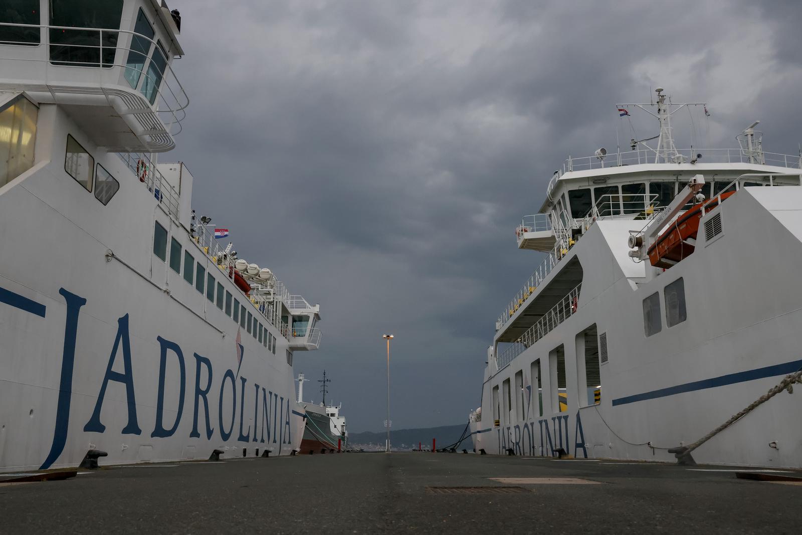 Jugo i kiša @ zadarska riva