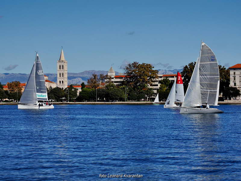 Zadarska Koka 2016. gledana s mora. Foto: Leonard Kvarantan Zadarska Koka 2016. gledana s mora. Foto: Leonard Kvarantan
