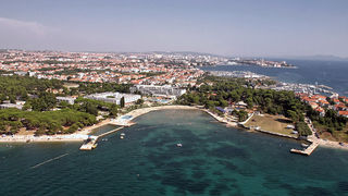 Zadar – Zračne snimke – Plaža Borik (foto: Marin Gospić)