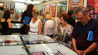 Znanstvena knjiznica: Otvorenje izlozbe Marije Visic Guina, Foto: Angelo Virag Znanstvena knjiznica: Otvorenje izlozbe Marije Visic Guina, Foto: Angelo Virag