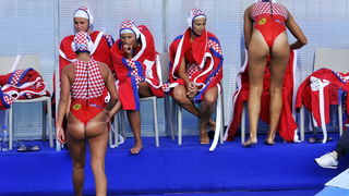 Zagreb, 310810.
Bazen Mladosti, Jarunska 5.
Utakmica zenskog vaterpola u sklopu Europskog prvenstva, izmedju Hrvatske i Rusije.
Na slici: hrvatska klupa.
Foto: Boris Kovacev / CROPIX Zagreb, 310810.
Bazen Mladosti, Jarunska 5.
Utakmica zenskog vaterpola u sklopu Europskog prvenstva, izmedju Hrvatske i Rusije.
Na slici: hrvatska klupa.
Foto: Boris Kovacev / CROPIX