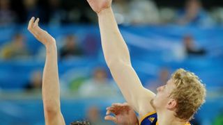 Arena Stozice, Ljubljana, Slovenija – Europsko prvenstvo u kosarci Eurobasket Slovenija 2013., cetvrtfinale, Hrvatska – Ukrajina. Krunoslav Simon. Photo: Igor Kralj/PIXSELL Arena Stozice, Ljubljana, Slovenija – Europsko prvenstvo u kosarci Eurobasket Slovenija 2013., cetvrtfinale, Hrvatska – Ukrajina. Krunoslav Simon. Photo: Igor Kralj/PIXSELL