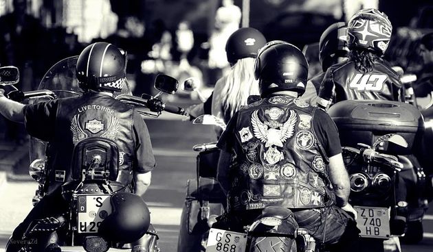Defile bajkera ulicama Zadra u povodu 10. rođendana Moto kluba Beštije. Foto: Jadra NeveraZD