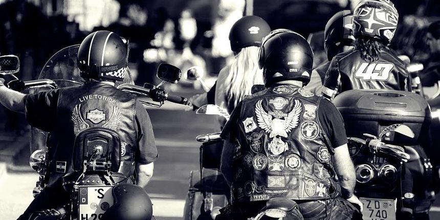 Defile bajkera ulicama Zadra u povodu 10. rođendana Moto kluba Beštije. Foto: Jadra NeveraZD