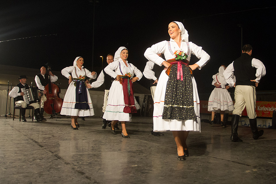 Bibinje: Nastup ansambla Lado, foto: Leo Banić