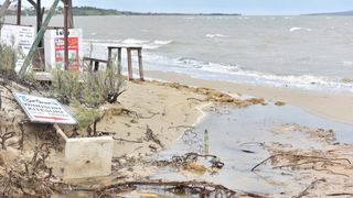 Čuvena ninska plaža Ždrijac teško stradala u poplavi