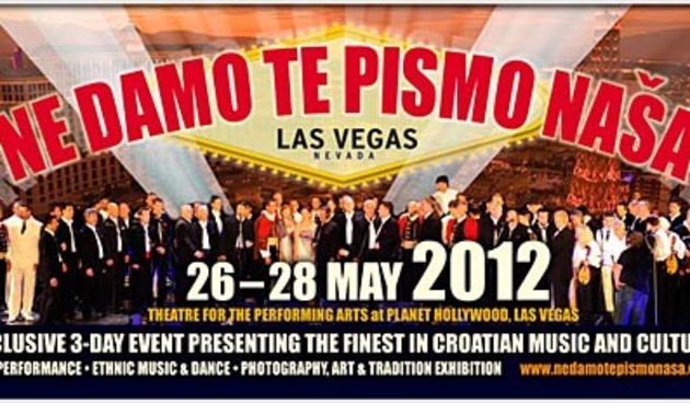 Veliki koncert klapa u Las Vegasu, foto: slobodnadalmacija.hr