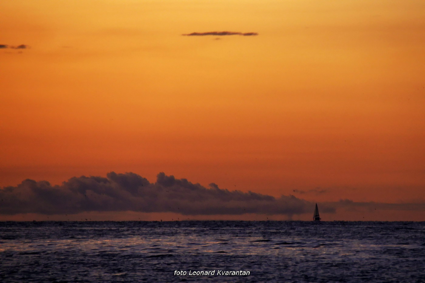 Prekrasan listopadski zalazak sunca u Zadru Prekrasan listopadski zalazak sunca u Zadru