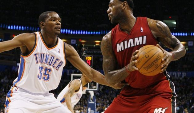 Kevin Durant i Lebron James, foto: Reuters