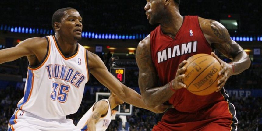 Kevin Durant i Lebron James, foto: Reuters