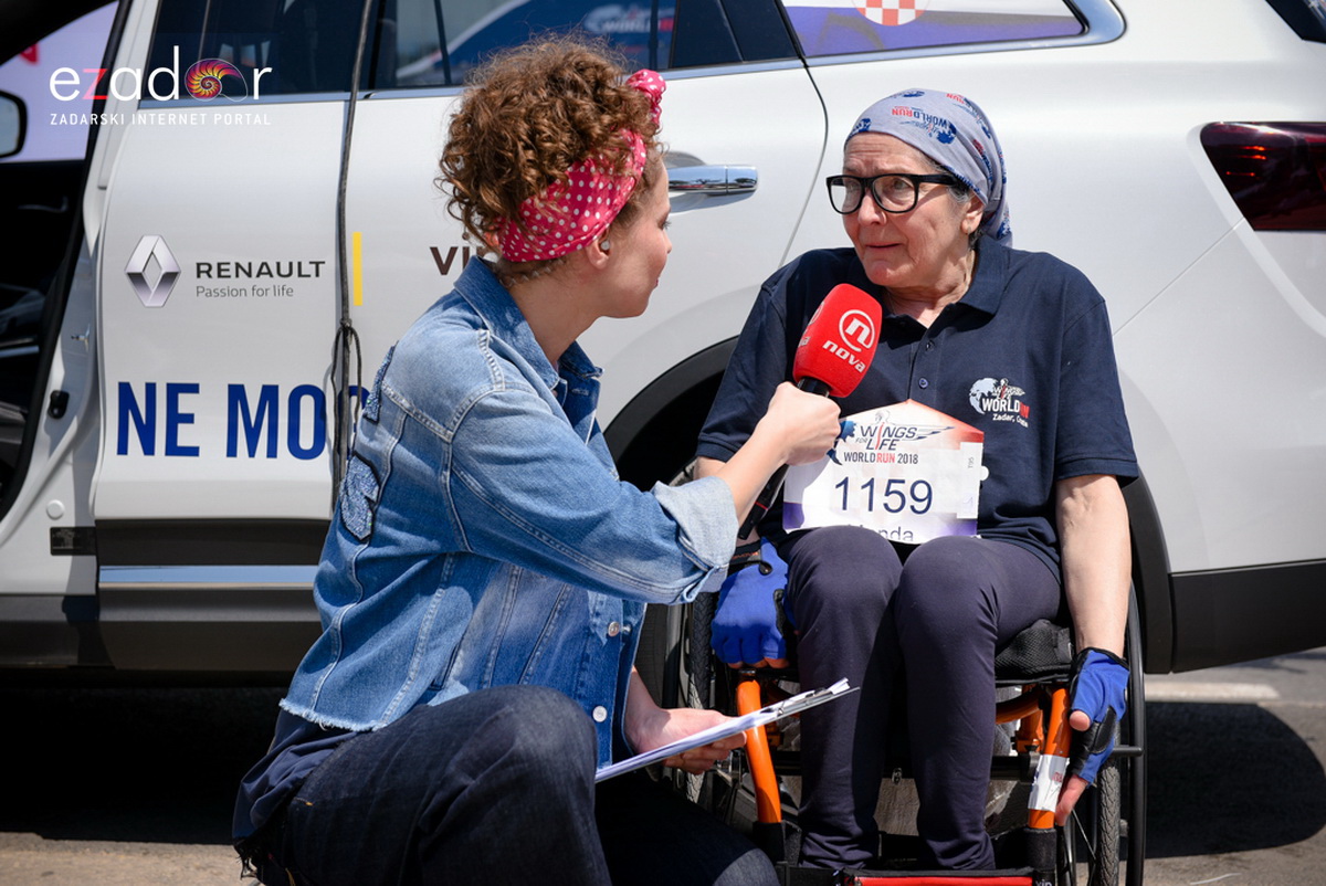 Start utrke Wings for Life World Run Zadar 2018.