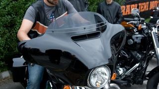 Zagreb – U prodavaonici i zastupnistvu Harley Davidson motora odrzani su Dan otvorenih vrata na kojem su posjetioci mogli razgledati motocikle i neke od njih isprobati. Photo: Davor Visnjic/PIXSELL