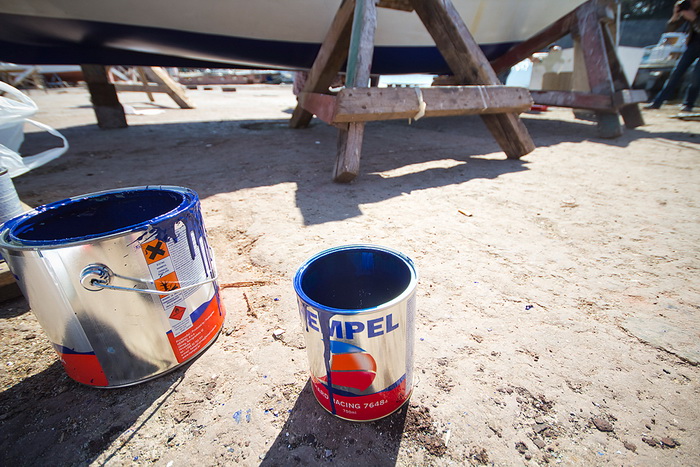 Jazine: Uređuju se barke i kaići, Foto: Saša Čuka