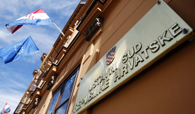 Zagreb, 220513.Ustavni sud, Trg sv. Marka 4.Sjednica Ustavnog suda odrzana je danas na Trgu sv. Marka. Izmedju ostalog, sud je raspravljao o zdravstvenom odgoju u osnovnim i srednjim skolama, te ga privremeno ukinuoNa fotografiji: procelje zgrade Ustav