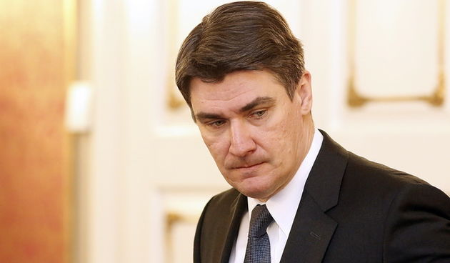 Zagreb, 280213.
Banski dvori, Trg svetog Marka.
Redovita sjednica hrvatske Vlade.
Na fotografiji: premijer Zoran Milanovic.
Foto: Damjan Tadic / CROPIX