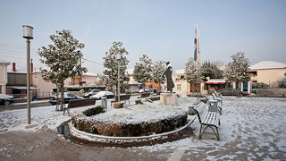 Snijeg u Bibinjama 3. veljače 2012, Foto: Leo Banić