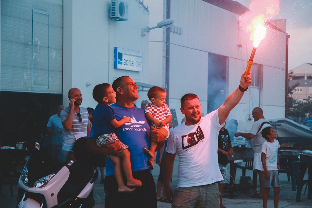 JK Uskok: Proslava olimpijskog zlata Fantele i Marenića