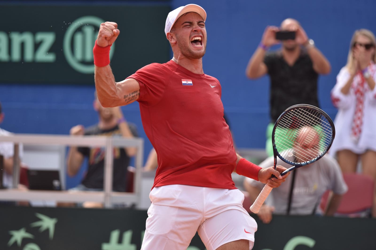 Davis Cup: Borna Ćorić – Steve Johnson Davis Cup: Borna Ćorić – Steve Johnson
