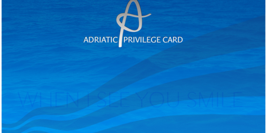 Adriatic Privilege Card Adriatic Privilege Card