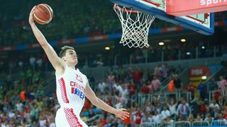 05.09.2015., Arena Zagreb, Zagreb – EuroBasket 2015., skupina C, 01. kolo, Hrvatska – Slovenija. Foto: PIXSELL 05.09.2015., Arena Zagreb, Zagreb – EuroBasket 2015., skupina C, 01. kolo, Hrvatska – Slovenija. Foto: PIXSELL