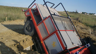 Sabunike: Vatrogasno vozilo u jami