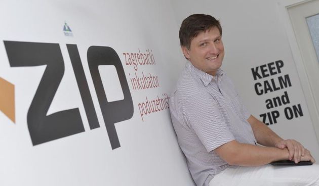 Sasa Cvetojevic, jedan od osnivaca Zagrebackog inkubatora poduzetnistva (ZIP). Photo: Marko Lukunic/PIXSELL