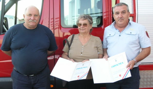 Zahvala Đurđi i Kristini Petrinec, Foto: Josip Portada