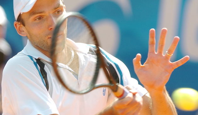 Beograd, 080509. U Beogradu od 02.05.-10.05. odrzava se teniski ATP turnir Serbia Open. Ivo Karlovic se pobjedom protiv Cipolla Flavio, 2:0 u setovima, plasirao u polufinale turnira. Foto: Aleksandar Dimitrijevic / CROPIX