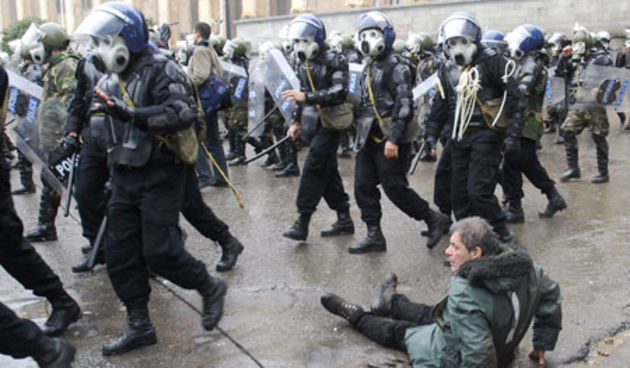 Prosvjedi u Gruziji (Foto: xinhuanet.com)