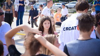 Davis Cup: Kids Day na zadarskom Forumu. Foto: Iva Perinčić