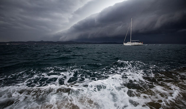 Nevera u Zadru, 7. listopada 2011.(foto:Saša Čuka)