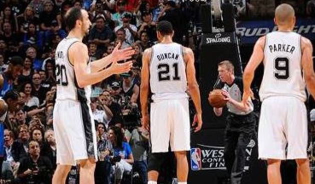 Duncan, Ginobili i Parker, foto: nba.com