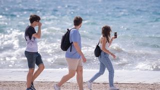 Olujno jugo na zadarskoj rivi