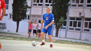 U povodu blagdana Kraljice Mira u Stanovima odigrana utakmica između liječnika i predstavnika Gradske uprave, Foto: Iva Perinčić