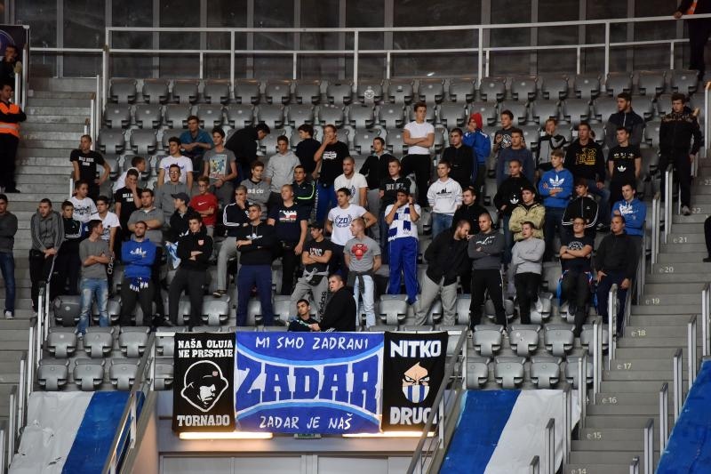 8. kolo ABA Lige, KK Zadar – KK Igokea Aleksandrovac 83-90. Photo: Dino Stanin/PIXSELL 8. kolo ABA Lige, KK Zadar – KK Igokea Aleksandrovac 83-90. Photo: Dino Stanin/PIXSELL