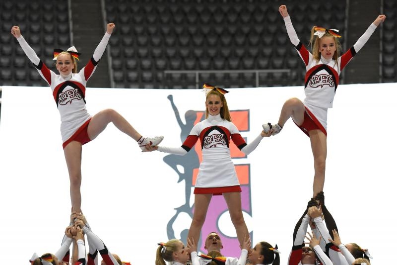 Zadar – U dvorani Krese Cosica na Visnjiku otvoreno je Europsko prvenstvo navijacica “European cheerleading championships 2015”. Danas i sutra svoje ce plesno akrobatske vjestine pokazati vise od 1500 natjecateljica. Photo: Dino Stanin/PIXSELL Zadar – U dvorani Krese Cosica na Visnjiku otvoreno je Europsko prvenstvo navijacica “European cheerleading championships 2015”. Danas i sutra svoje ce plesno akrobatske vjestine pokazati vise od 1500 natjecateljica. Photo: Dino Stanin/PIXSELL