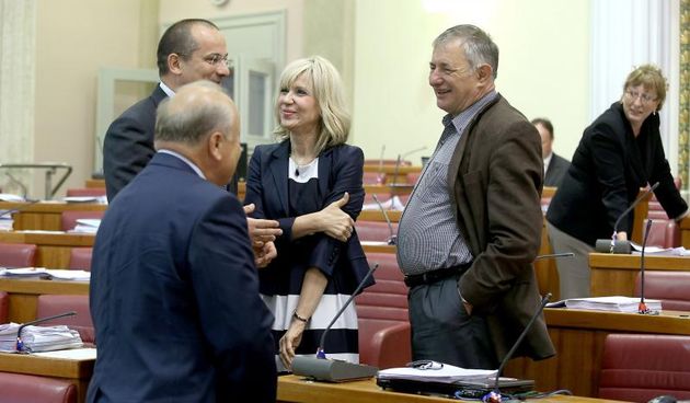 Ministri bez komentara na Linićevu presicu, foto: pixsell.hr