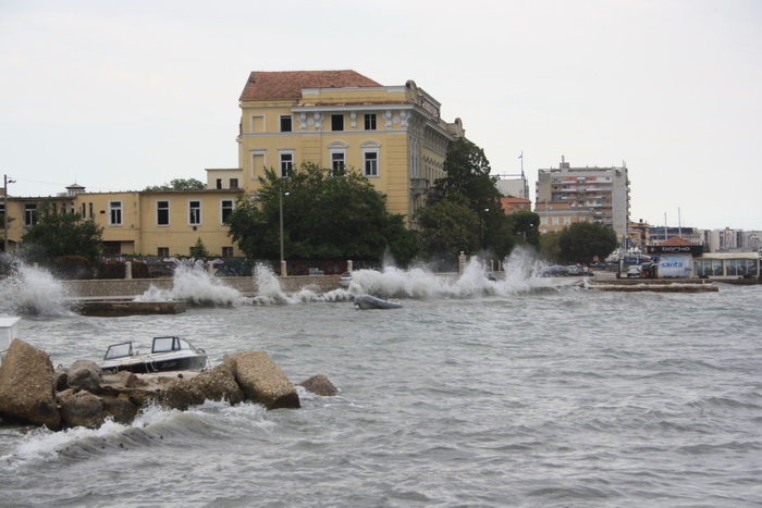 Tramontana u Zadru 26. kolovoza 2012.