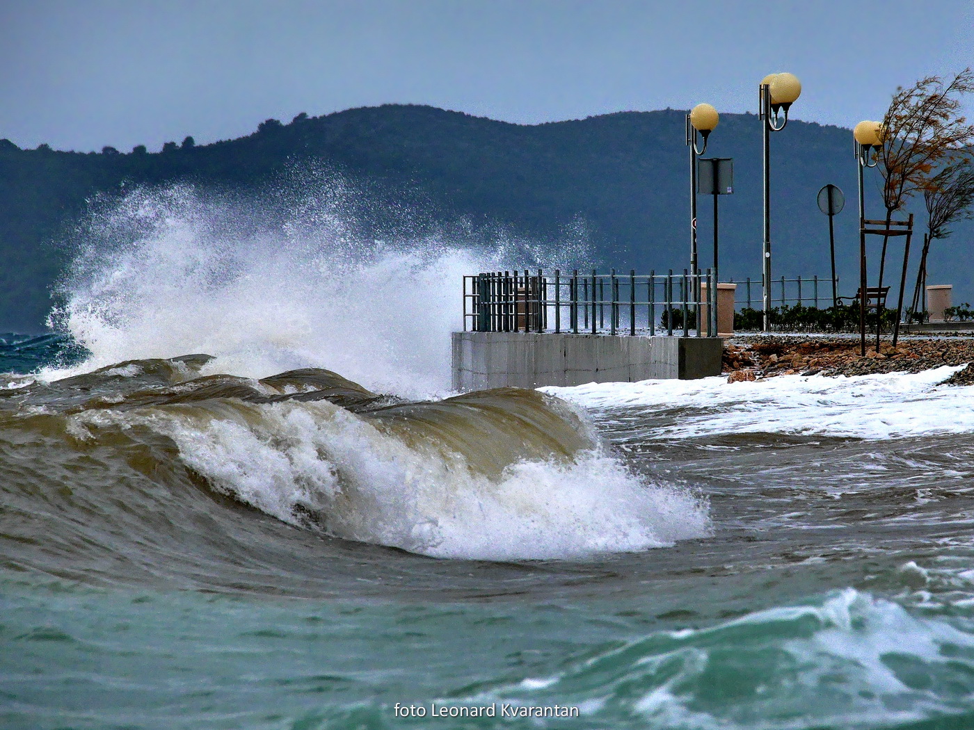 Olujno jugo u Zadru, nedjelja 6. prosinca 2020. godine