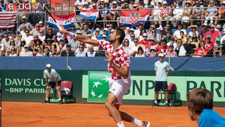 Davis Cup: Vruća navijačka atmosfera u meču Ćilića i Querreya