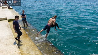 Ludijada zadarskih maturanata na Pozdravu suncu i Morskim orguljama