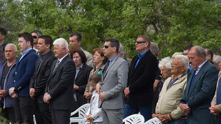 Misa na ostacima crkve na Petrini, foto: Leo Banić Misa na ostacima crkve na Petrini, foto: Leo Banić