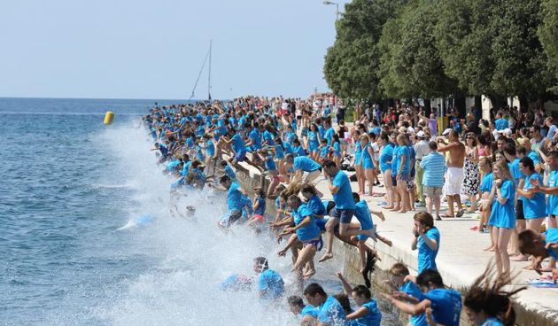 8. dm Millennium Jump sa zadarske rive, Foto: Filip Brala/PIXSELL